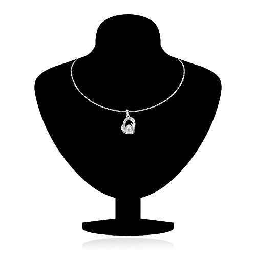 Silver Pendant with Blue Stone